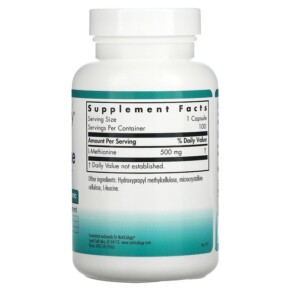 Nutricology L-Methionine 100 viên chay 3 Thành phần vi chất của Nutricology L-Methionine 100 Vegetarian Capsules 713947506107