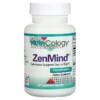 Viên uống Nutricology ZenMind 60 viên thực vật hỗ trợ tinh thần 5 Thực phẩm bổ sung Nutricology ZenMind 60 Vegetarian Capsules 713947547001
