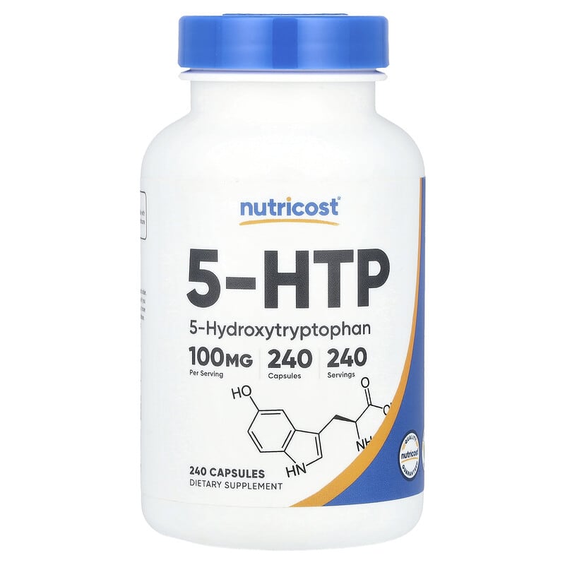 Nutricost, 5-HTP, 100 mg, 240 viên 810014675121