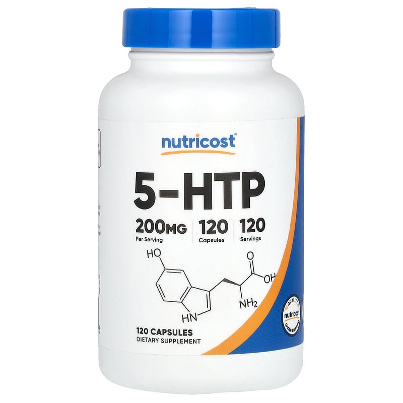 Nutricost, 5-HTP, 200 mg, 120 viên 810014675145