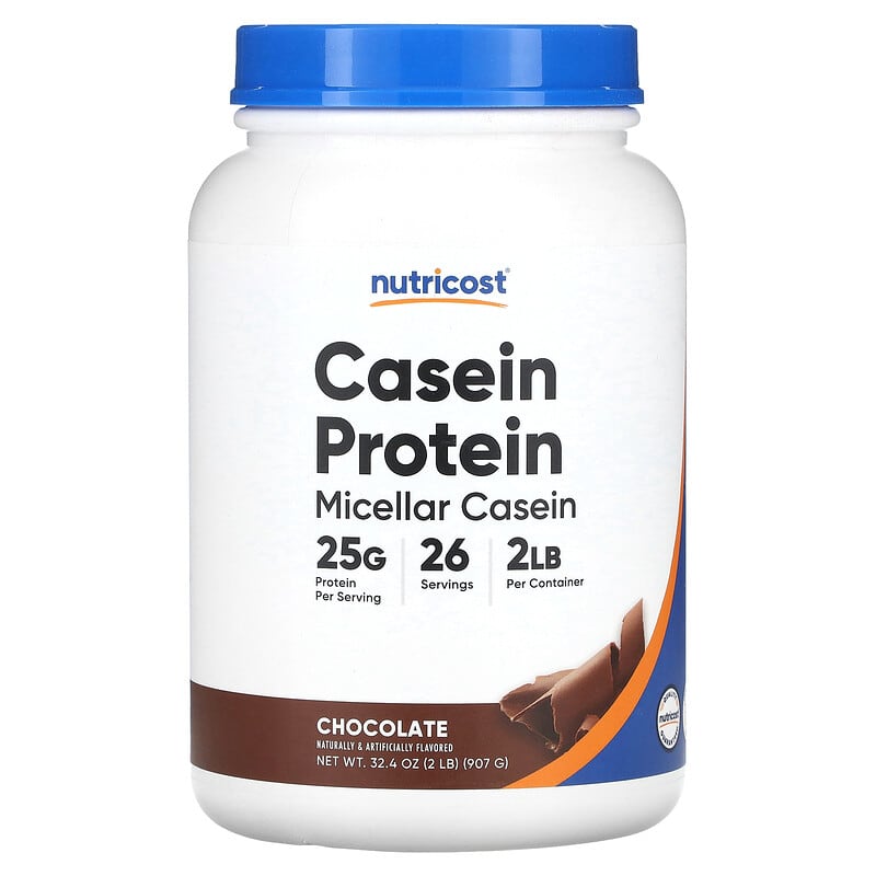 Protein Casein Nutricost Hương Chocolate 2 lb (907 g) 10 nutricost casein protein chocolate 2 lb 907 g 136775 810014670072