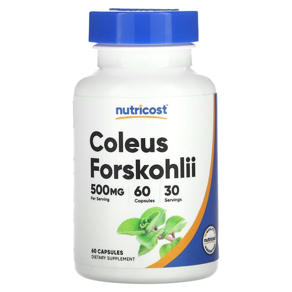 Nutricost Coleus Forskohlii 500 mg 60 viên 250 mg/viên 702669935197