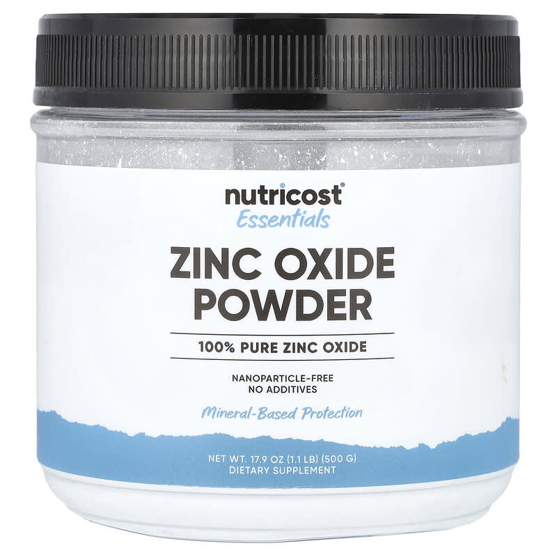 Bột Oxit Kẽm Nutricost, 500g 10 nutricost essentials zinc oxide powder 1 1 lbs 500 g 132348 702669937443