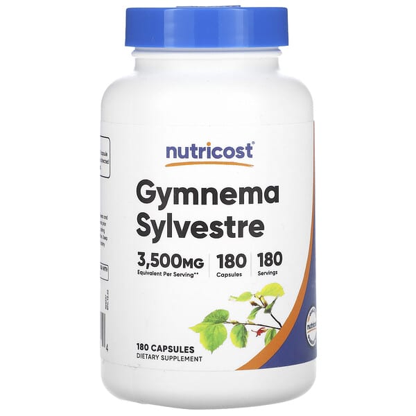 Nutricost Gymnema Sylvestre 3500 mg 180 viên hỗ trợ sức khỏe 8 nutricost gymnema sylvestre 3 500 mg 180 capsules 132007 810014673714