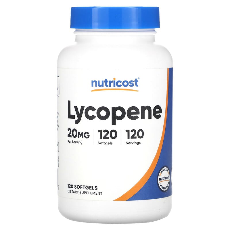 Lycopene Nutricost 20mg 120 viên bổ sung sức khỏe 10 nutricost lycopene 20 mg 120 softgels 136835 810014673776