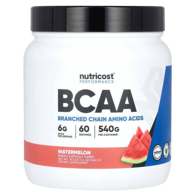 BCAA Nutricost Hiệu Suất Vị Dưa Hấu 1,2 lb (540 g) 10 nutricost performance bcaa watermelon 1 2 lb 540 g 139394 810139571506