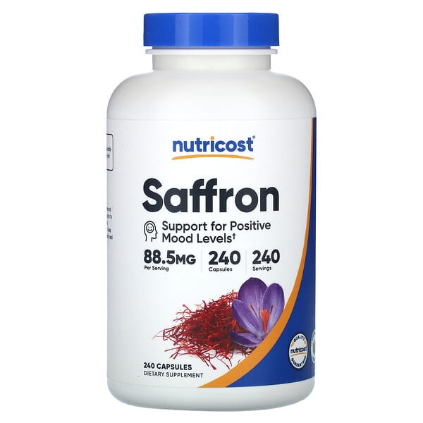 Nutricost Saffron 88,5 mg 240 viên 10 nutricost saffron 88 5 mg 240 capsules 129093 810014673523