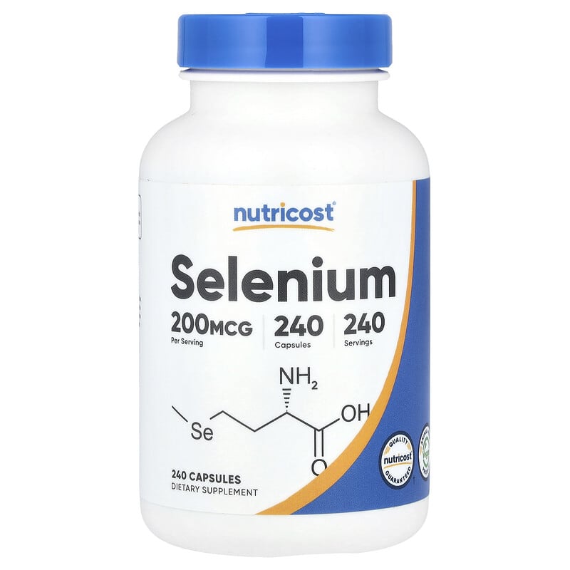 Viên uống Selenium Nutricost 200 mcg 240 viên 10 nutricost selenium 200 mcg 240 capsules 141690 810014679495