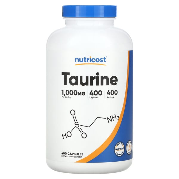 Nutricost Taurine 1.000 mg 400 viên 702669932639