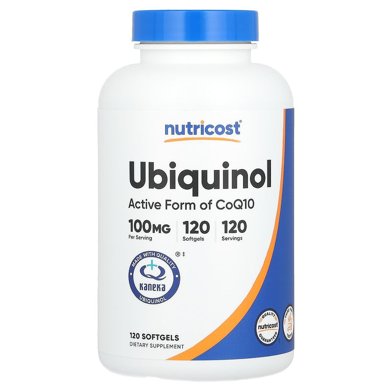 Nutricost, Ubiquinol, 100 mg, 120 viên 810014678931