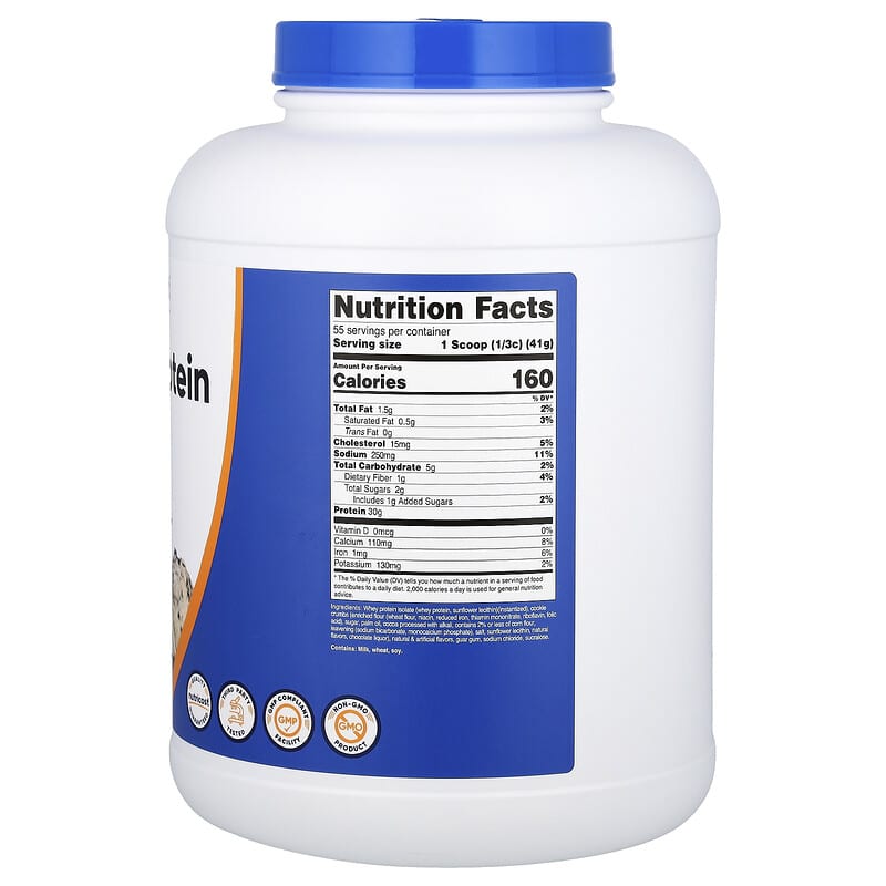Bột Protein Whey Isolate Nutricost Hương Bánh Quy Kem 5 lb (2.268 kg) 9 Bột Protein Whey Isolate Nutricost Hương Bánh Quy Kem 5 lb (2.268 kg) 810014678658