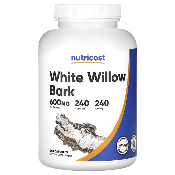 Bark Trắng Willow Nutricost 600 mg 240 viên 8 nutricost white willow bark 600 mg 240 capsules 132316 810014672069