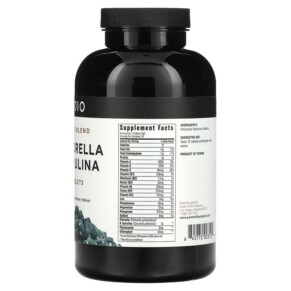 Ojio Chlorella Spirulina 50/50 Blend 250 mg 1.000 viên nén 3 Thành phần vi chất của Ojio Chlorella Spirulina 50/50 Blend 250 mg 1.000 Tablets 845772003121