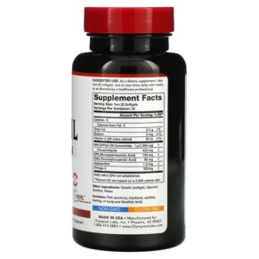 Dầu Krill Olympian Labs 500 mg 60 viên nang mềm 3 Thành phần vi chất của Olympian Labs Krill Oil 500 mg 60 Softgels 710013030399