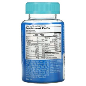 Viên uống bổ sung vitamin One-A-Day For Him VitaCraves Teen Multivitamin 60 viên kẹo mềm cho nam giới 3 Thành phần vi chất của One-A-Day For Him VitaCraves Teen Multivitamin 60 Gummies 016500558194