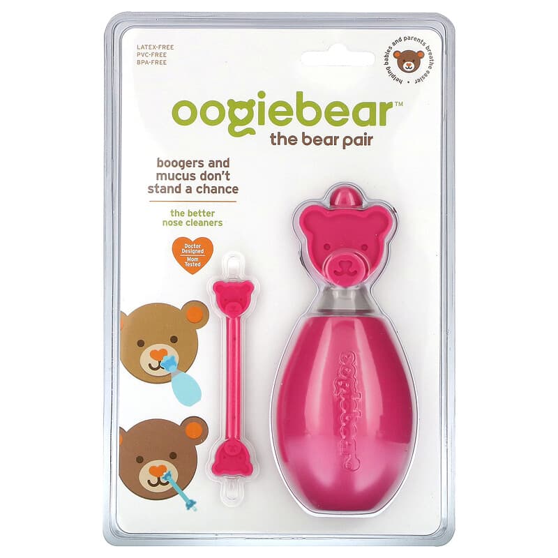 oogiebear, The Bear Pair, Pink, 2 Pieces 860006735944