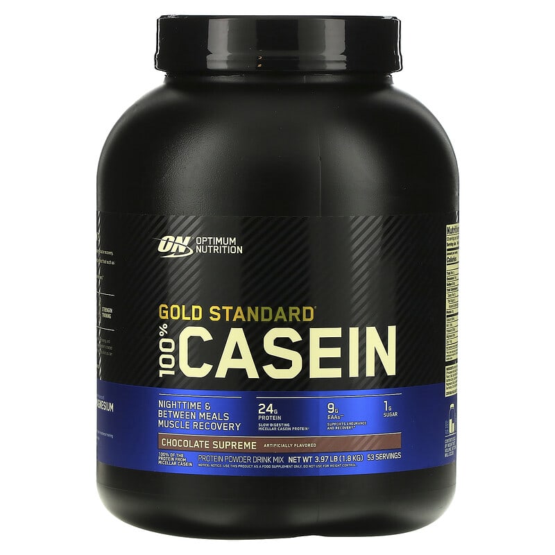 Optimum Nutrition Gold Standard 100% Casein vị Chocolate Supreme 3.97 lb (1.8 kg) của Optimum Nutrition 10 optimum nutrition gold standard 100 casein chocolate supreme 3 97 lb 1 8 kg 27530 748927024227