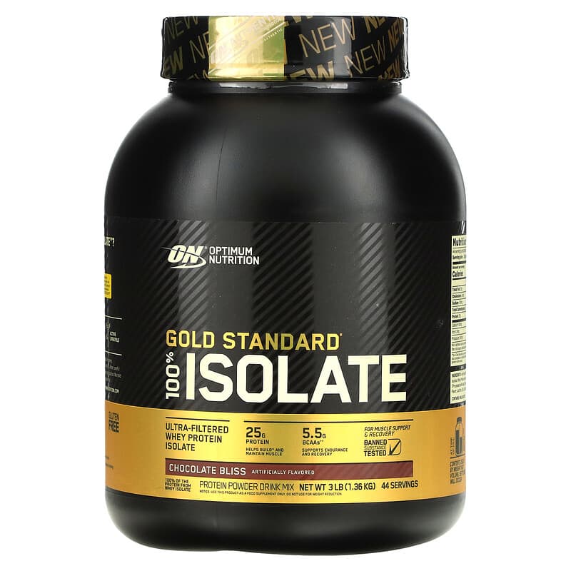 Bột Protein Optimum Nutrition Gold Standard 100% Isolate Hương Sôcôla Bliss 3 lb (1.36 kg) 10 optimum nutrition gold standard 100 isolate chocolate bliss 3 lb 1 36 kg 85064 748927060928