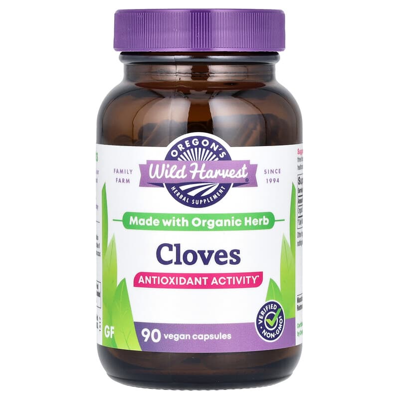 Oregon's Wild Harvest, Nghệ Tây, 90 viên 10 oregon s wild harvest cloves 90 vegan capsules 141094 706195000312