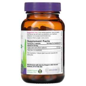 Viên uống tỏi Oregons Wild Harvest 90 viên chay 3 Thành phần vi chất của Oregons Wild Harvest Garlic 90 Vegan Capsules 706195000329