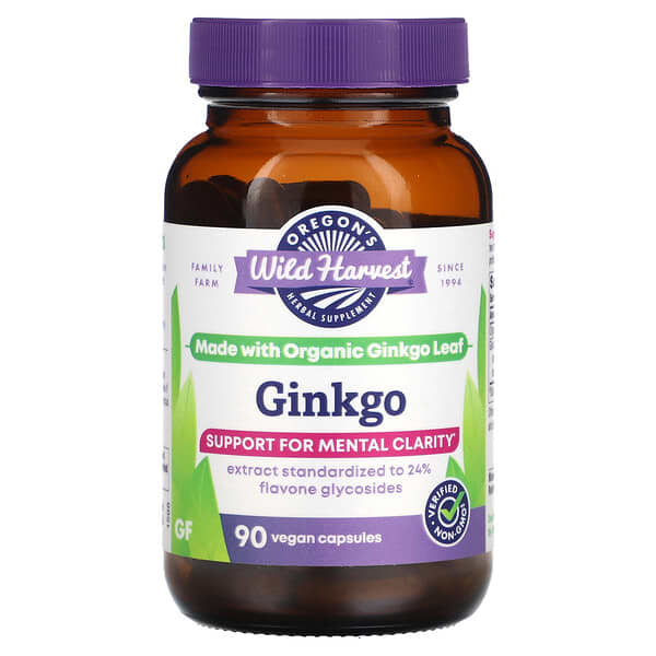 Oregon's Wild Harvest Ginkgo 90 viên 10 oregon s wild harvest ginkgo 90 vegan capsules 37337 706195004235