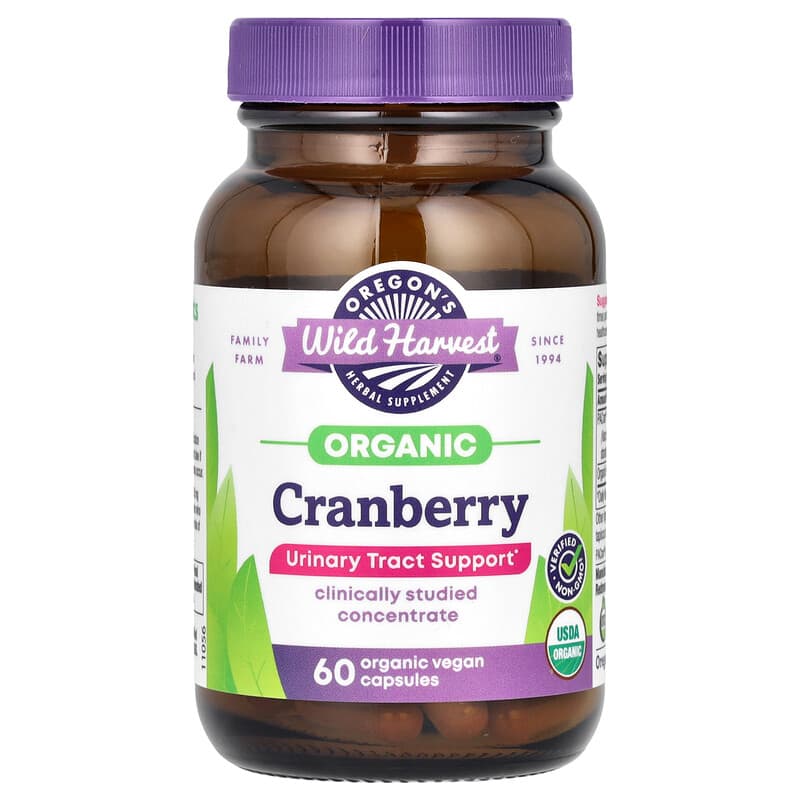 Oregon's Wild Harvest, Organic Cranberry, 60 Organic viên 706195004648