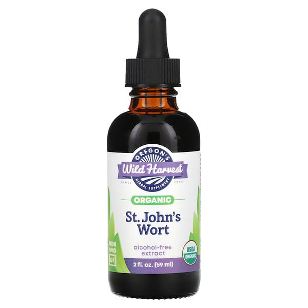 Oregon's Wild Harvest Organic St, John's Wort 2 fl oz 59 ml 706195003252