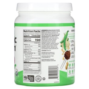 Bột protein hữu cơ từ thực vật Orgain vị socola bơ đậu phộng 1.02 (462 g) 3 Thành phần vi chất của Orgain Organic Protein Powder Plant Based Chocolate Peanut Butter 1.02 (462 g) 851770007436
