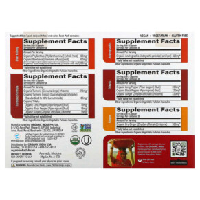 Hỗ Trợ Tiêu Hóa Organic India gói Hàng Ngày 30 gói 180 viên nén thực vật 3 Thành phần vi chất của Organic India Digestive Support Daily Pack 30 Daily Packs 180 Vegetable Capsules 850021635190