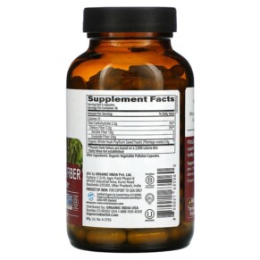 Organic India Psyllium Fiber 180 viên chay 3 Thành phần vi chất của Organic India Organic Psyllium Fiber 180 Veg Caps 850021635060