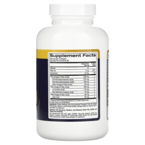 Thành phần vi chất của Oslomega Norwegian Omega 3-6-9 with Borage Oil Natural Lemon Flavor 180 Softgels 898220013937