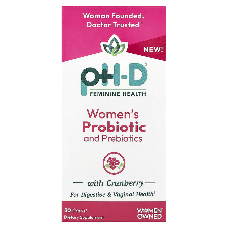 pH-D Feminine Health, Women's Probiotic and Prebiotics, 30 viên 349597000643