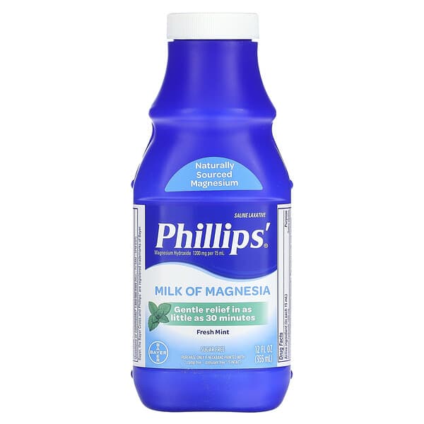 Phillip's Milk of Magnesia Fresh Mint 12 fl oz 355 ml 312843363052
