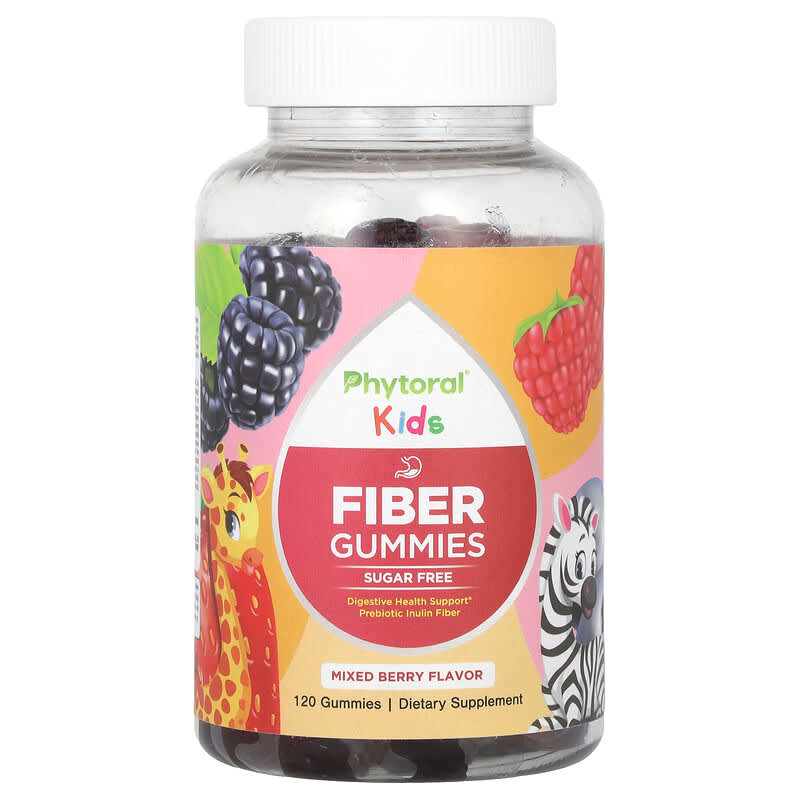 Phytoral, Kids, Fiber Gummies, Mixed Berry, 120 viên nhai 850034386850