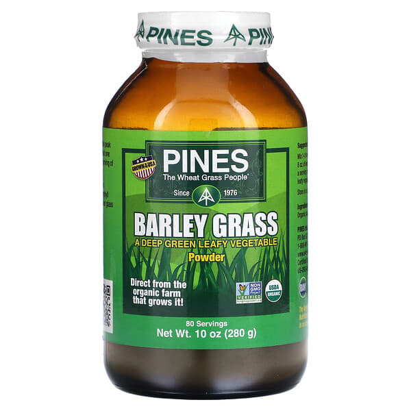 Pines International Barley Grass Powder 10 oz 280 g 10 pines international barley grass powder 10 oz 280 g 130082 043952000117