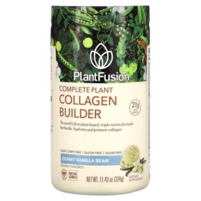 Thực phẩm bổ sung PlantFusion Complete Plant Collagen Builder Creamy Vanilla Bean 11.43 oz (324 g) 890985001303