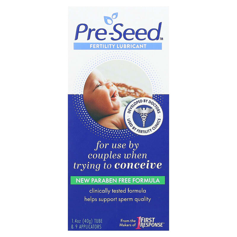 Gel Bôi Trơn Hỗ Trợ Sinh Sản Pre-Seed, 9 Ống Dùng, 40g 10 pre seed fertility lubricant 9 applicators 1 4 oz 40 g 137538 855114000992