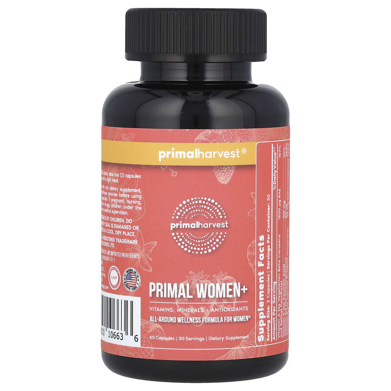 Primal Harvest, Primal Women+, 60 viên 850030106636