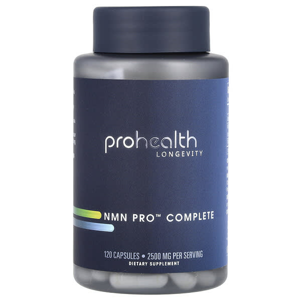 ProHealth Longevity NMN Pro Complete 2.500 mg 120 viên 625 mg/viên 10 prohealth longevity nmn pro complete 2 500 mg 120 capsules 625 mg per capsule 127502 850030779526