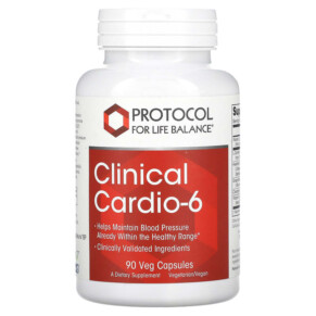 Thực phẩm bổ sung Protocol for Life Balance Clinical Cardio-6 90 Veg Capsules 707359133839