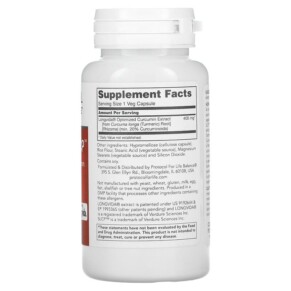 Protocol for Life Balance Cogumin SLCP 400 mg 50 viên chay 3 Thành phần vi chất của Protocol for Life Balance Cogumin SLCP 400 mg 50 Veg Capsules 707359123953