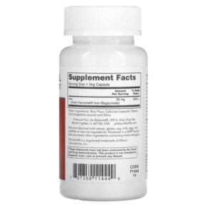 Sắt cao Potency 36 mg 90 viên thực vật Protocol for Life Balance 3 Thành phần vi chất của Protocol for Life Balance Iron High Potency 36 mg 90 Veg Capsules 707359114449