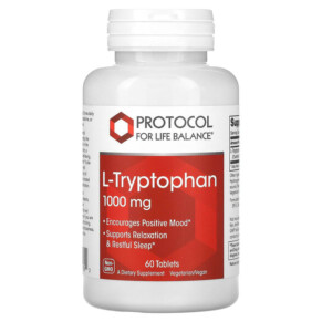 Thực phẩm bổ sung Protocol for Life Balance L-Tryptophan 1.000 mg 60 Tablets 707359101692