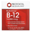Thực phẩm bổ sung Protocol for Life Balance Nutri-Dose B-12 Mixed Berry 10.000 mcg 12 Vials 0.5 fl oz (15 ml) Each 707359104532