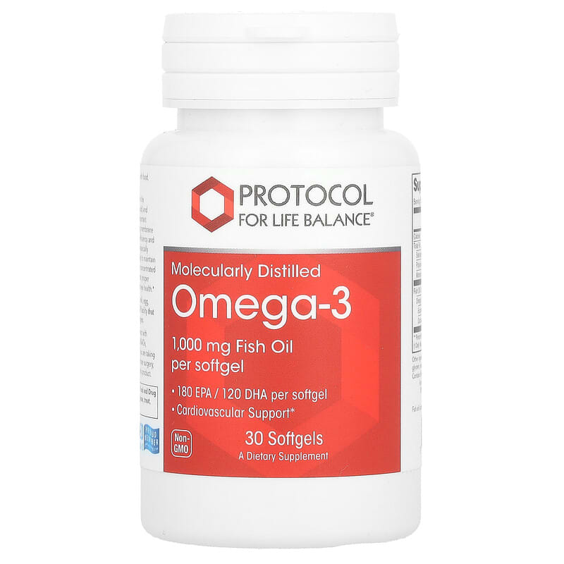 Omega-3 Protocol for Life Balance 1000 mg 30 viên nang 10 protocol for life balance omega 3 1 000 mg 30 softgels 137524 707359116498