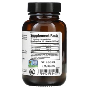 Viên uống Pure Planet Organic Amla Plus 500 mg 100 viên 3 Thành phần vi chất của Pure Planet Organic Amla Plus 500 mg 100 Tablets 091401884009