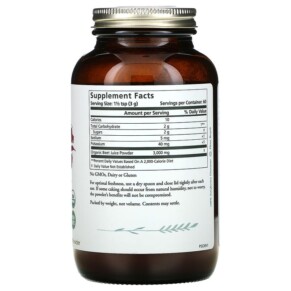 Thành phần vi chất của Pure Synergy Organic Juice Powder Beet 6.4 oz (180 g) 852971004187