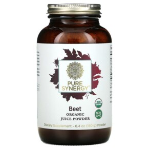 Thực phẩm bổ sung Pure Synergy Organic Juice Powder Beet 6.4 oz (180 g) 852971004187