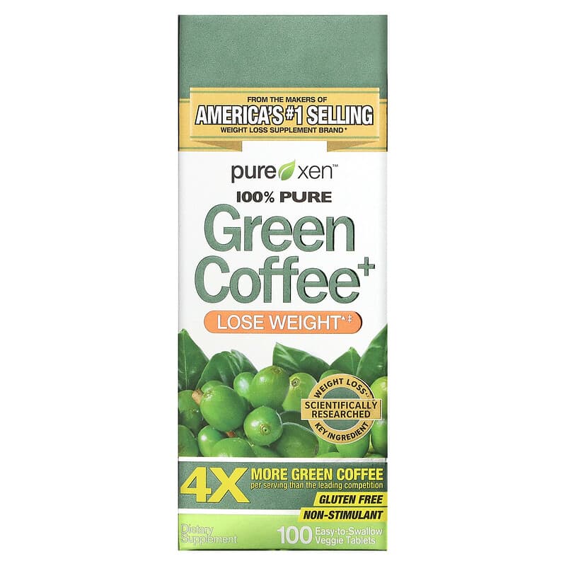 Viên uống Purely Inspired Green Coffee+ 100 viên thực vật dễ nuốt 10 purely inspired green coffee 100 easy to swallow veggie tablets 56701 631656604788