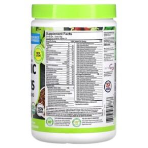 Thành phần vi chất của Purely Inspired Organic Greens with Superfood Blend Unflavored 8.57 oz (243 g) 631656708837